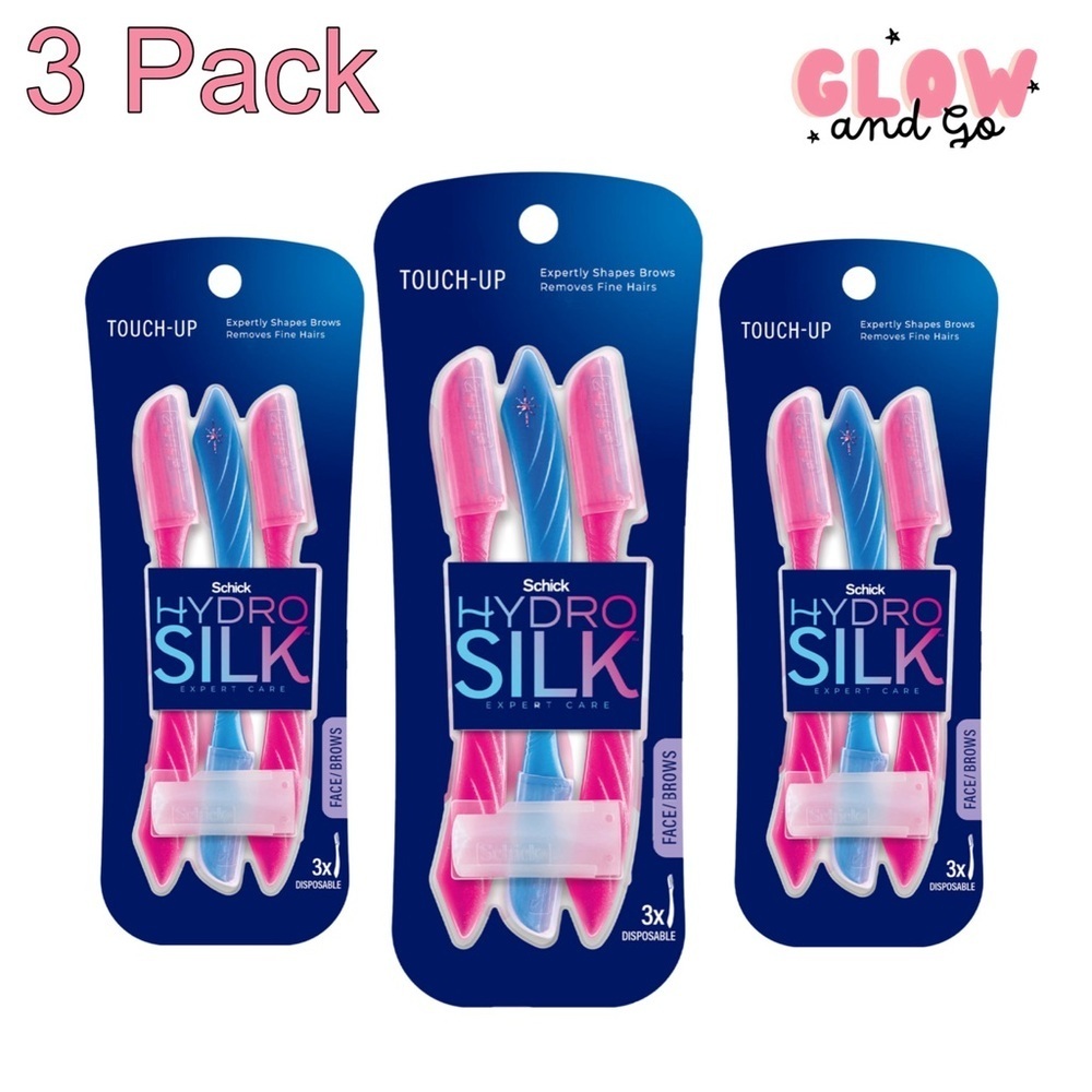 3 Pack - Schick Hydro Silk Touch Up Razors (9 count)